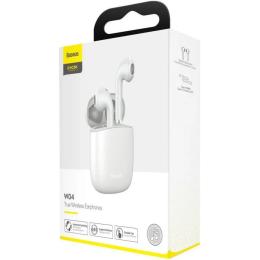 Бездротові навушники Baseus Bowie W04 White True Wireless Earphones