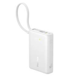 Зовнішній портативний акумулятор Baseus PicoGo Digital Display 10000 mAh White (P10076803213-00)