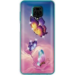 Чохол-накладка Boxface Silicone Case для Xiaomi Redmi Note 9S/9 Pro/9 Pro Max Butterflies
