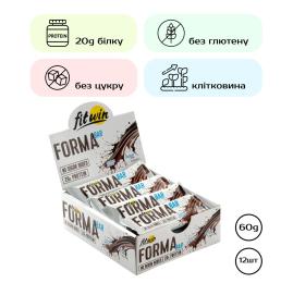 Протеїновий батончик FitWin Forma Bar - 12x60g Chocolate