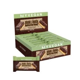 Протеїновий батончик Myprotein Vegan Double Dough Brownie - 12x60g Chocolate Chip