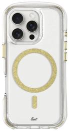Чохол-накладка Laut AERO SPARKLE case with MagSafe for iPhone 16 Pro Max Crystal-gold (L_IP24D_AS_GD)
