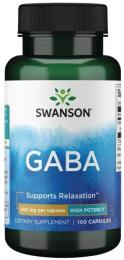 Swanson GABA 500 mg - 100 caps