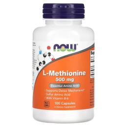 Now Foods L-Methionine 500mg - 100 caps