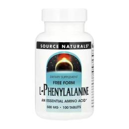 Source Naturals L-Phenylalanine 500mg - 100 tabs