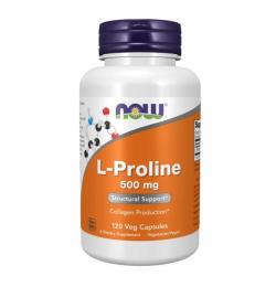 Now Foods L-Proline 500mg - 120 vcaps