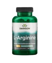 Swanson L-Arginine Maximum Strenght 850mg - 90caps