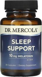 Амінокислота Dr. Mercola Підтримка сну з Мелатоніном, 10 мг, Sleep Support, 30 капсул (MCL-21045)