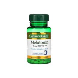 Амінокислота Natures Bounty Мелатонін швидкого вивільнення, 5 мг, Melatonin, 90 гелевих (NRT15745)