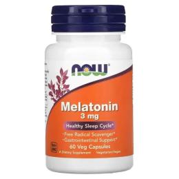 Now Foods Melatonin 3mg - 60 caps