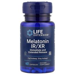 Life Extension Melatonin IR/XR - 60 caps