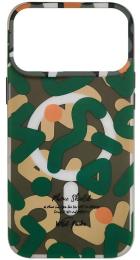 Чохол-накладка EpiK Pastel Chaos with MagSafe для Apple iPhone 17 Pro Max (6.9) Green