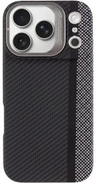 Чохол-накладка EpiK TPU Pixel Craft with MagSafe для Apple iPhone 17 Pro (6.3) Carbon Line