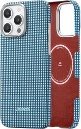 Чохол-накладка Pitaka Ultra-Slim Case для iPhone 16 Pro Max Ocean Blue (KI1602POCE)