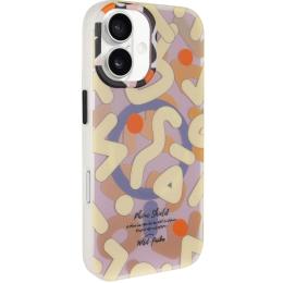 Чохол-накладка EpiK Pastel Chaos with MagSafe для Apple iPhone 17 (6.3) Beige