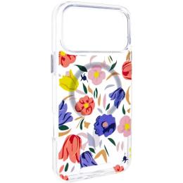 Чохол-накладка EpiK TPU + PC Clear Garden with MagSafe для Apple iPhone 17 Pro (6.3) Tropical Art