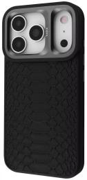 Чохол-накладка Kajsa Snake Pattern with Magnetic Ring для iPhone 17 Pro Black