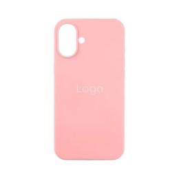 Чохол-накладка Infinity Silicone Case Full Size (AA) для iPhone 16 Plus Light Pink