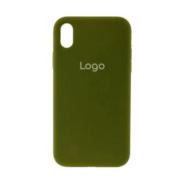 Чохол-накладка Infinity Silicone Case Full Size (AA) для iPhone XR Army Green