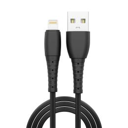 Дата-кабель Grand-X PL-02 USB Type-A (тато)  -  Lightning (тато) 1m Black