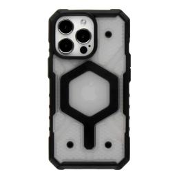 Чохол-накладка Infinity TPU + PC ArmorHex Magnetic Case для iPhone 13 Pro Max Transparent Black