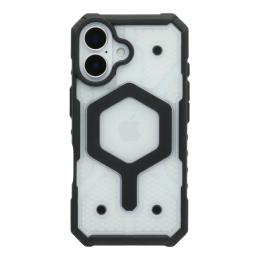 Чохол-накладка Infinity TPU + PC ArmorHex Magnetic Case для iPhone 16 Transparent Black