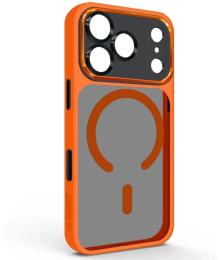 Чохол-накладка ArmorStandart Unit-C MagCase SE для Apple iPhone 17 Pro Max Orange Black (ARM86321)
