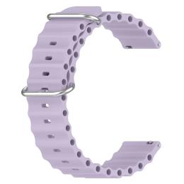 Ремінець для смарт-годинника BeCover Wave Style (20mm) для Samsung Galaxy Watch 7/7 FE/6/6 Classic/5/5 Pro/4/4 Classic/Watch 3 Light Purple (714145)