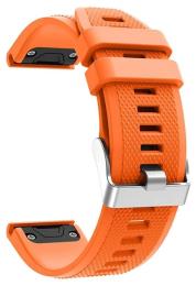 Ремінець для смарт-годинника ArmorStandart Silicone Line для Garmin 22mm Orange (ARM88489)