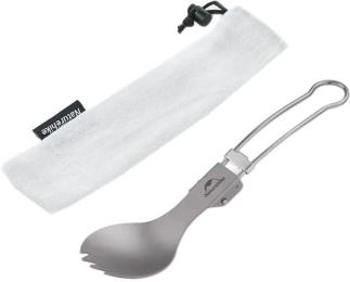 Ложка-виделка 2в1 Naturehike NH19C001-J з мішечком