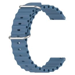 Ремінець для смарт-годинника BeCover Wave Style (22mm) для Xiaomi Watch 2 Pro/S4/S3/S1 Pro/S1/S1 Active Blue (714215)