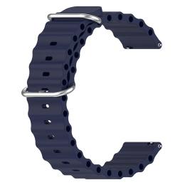 Ремінець для смарт-годинника BeCover Wave Style (22mm) для Xiaomi Watch 2 Pro/S4/S3/S1 Pro/S1/S1 Active Deep Blue (714217)