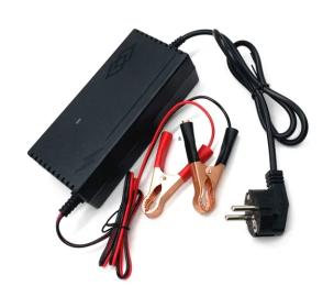 Зарядний пристрій для літієвого акумулятора Voltronic YT-CKS-14630 LiFePO4 12V (14.6V), 4S,3A, з крокодилами, LED-індикація