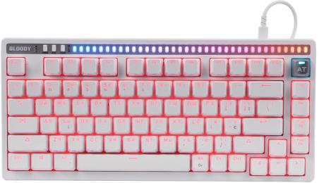 Клавіатура A4Tech Bloody AT75 USB RGB UA White (4711421002776)