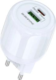 Адаптер живлення для телефона Borofone BA93A Lustrous