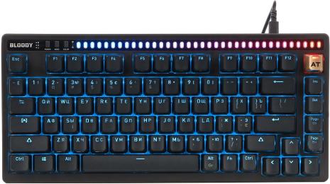 Клавіатура A4Tech Bloody AT75 USB RGB UA Black (4711421002769)