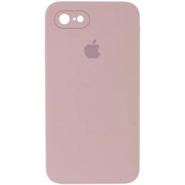 Чохол-накладка EpiK Silicone Case Square Full Camera Protective (AA) для Apple iPhone 7/iPhone 8/SE (2020) Rose Gold