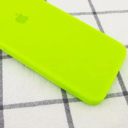 Чохол-накладка EpiK Silicone Case Square Full Camera Protective (AA) для iPhone 6/6s Neon Green