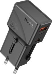 Адаптер живлення для телефона Hoco AC24 Mini Black