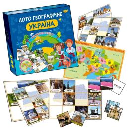 Настільна гра Мастер Лото географічне. Навколо світу. УКРАЇНА MKB0150