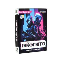 Настільна гра STRATEG Інкогніто 30111 картки 36 штук, жетони 30 штук
