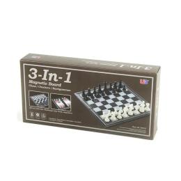 Настільна гра UB Магнітні шахи 3 в 1 48812