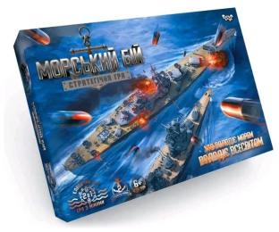 Настільна гра Danko Toys Морський бій. Стратегічна гра, укр. (G-MB-02U)