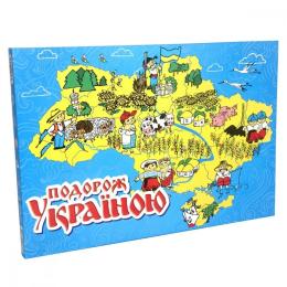 Настільна гра STRATEG Подорож Україною 59ST