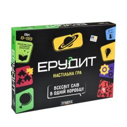Настільна гра STRATEG Ерудит 30451 ігрове поле, набір фішок-літер