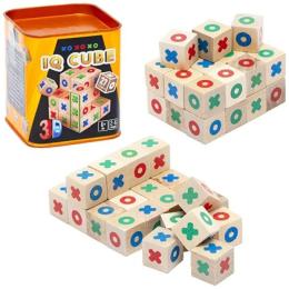 Настільна гра Danko Toys G-IQC-01-01U B IQ Cube з деревяними кубиками, 27 шт. (G-IQC-01-01U-RT)