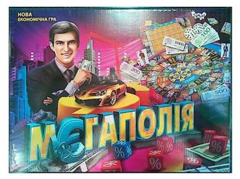 Настільна гра Danko Toys Економічна Гра мегаполія Dtg6u Українська Мова, Від 2 До 4 Гравців (308898)