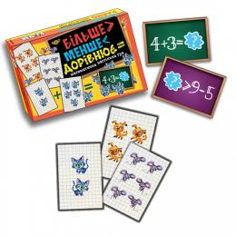 Настільна гра Мастер MKE0513 Більше-менше-рівно