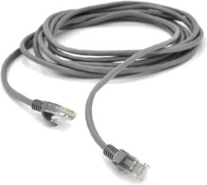 Патч-корд Ritar PCR-CCA/25 Gray литий UTP, RJ45, Cat.5e, 25 м
