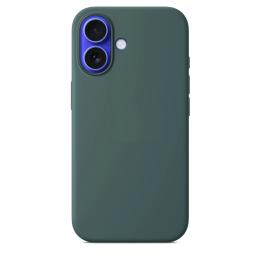 Чохол-накладка X-Level Silicone Case Membrane Only 0.88mm для Apple iPhone 16 Dark Green